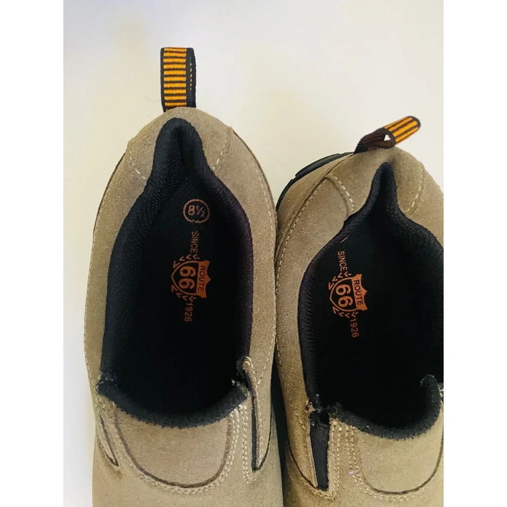 Route 66 Mens Tan Suede Slip On Loafers Casual‎ Walking Shoes Size 8.5